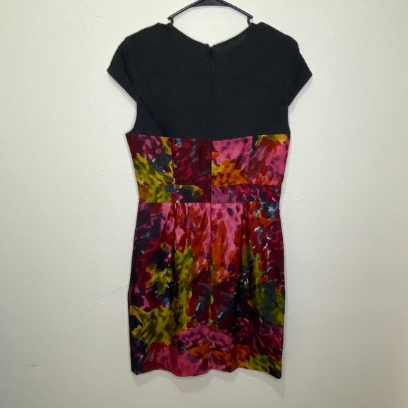 Trina Turk Silk Cap Sleeve Dress - Picture 2 of 4